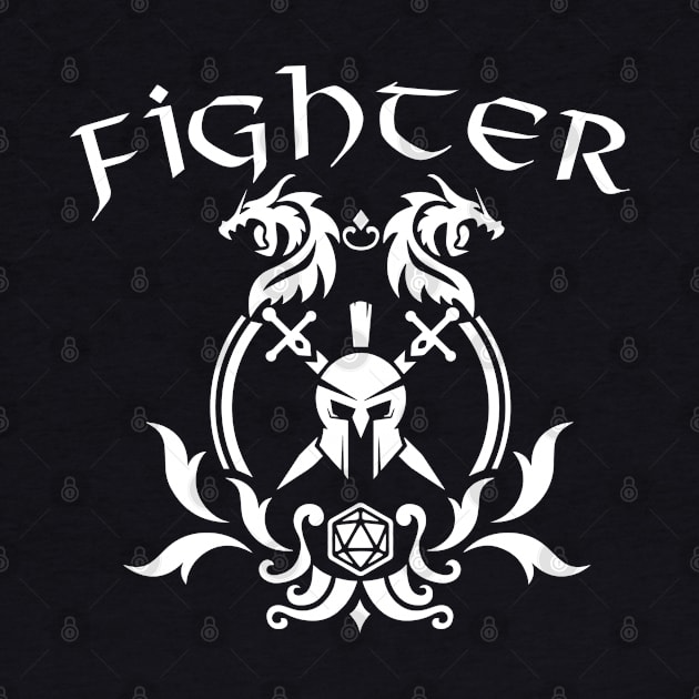 DnD Fighter Symbol Print by DungeonDesigns